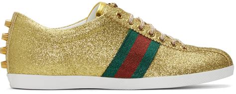 black and gold gucci sneakers